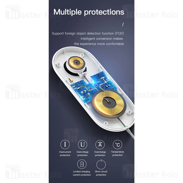 شارژر وایرلس توتو TOTU Glory Series CACW-028 2 in 1 12W توان 12 وات