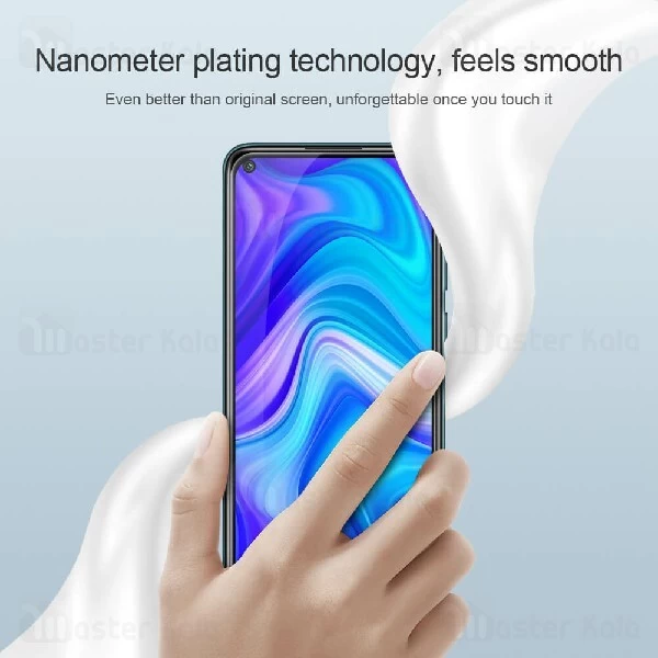 محافظ صفحه شیشه ای تمام صفحه تمام چسب نیلکین Xiaomi Redmi Note 9 / Redmi 10X 4G XD CP+ Max