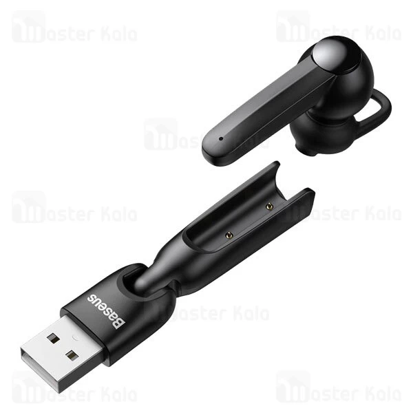 هندزفری بلوتوث تک گوش بیسوس Baseus A05 Encok Vehicle-mounted Wireless Earphones NGA05-01 با داک شارژ