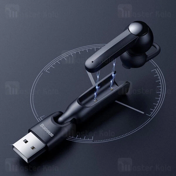 هندزفری بلوتوث تک گوش بیسوس Baseus A05 Encok Vehicle-mounted Wireless Earphones NGA05-01 با داک شارژ