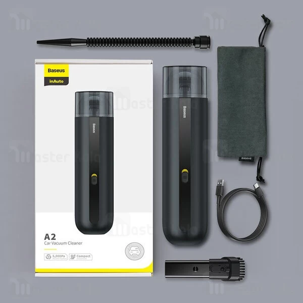 جارو شارژی ماشین بیسوس Baseus A2 Mini Wireless CRXCQA2-01 Vacuum Cleaner 70W 5000Pa توان 70 وات