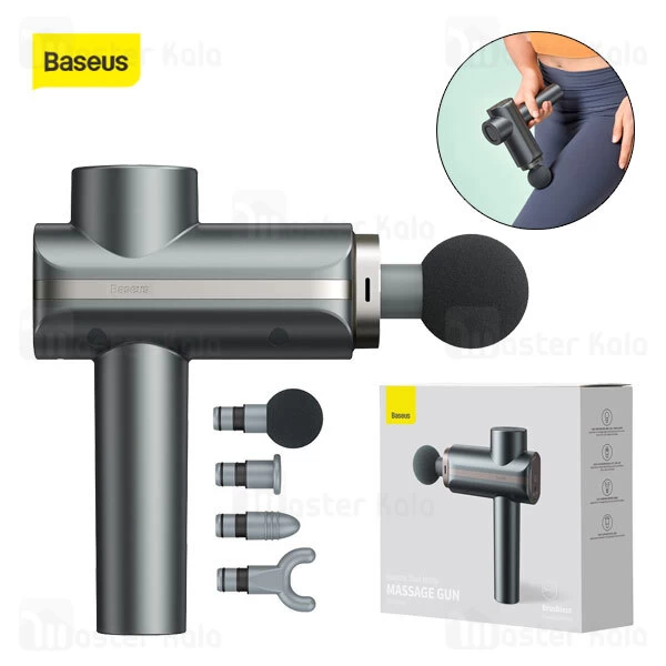 ماساژور تفنگی بیسوس Baseus ACJMQ-0G Booster Dual Mode Massage Gun 29W توان 29 وات