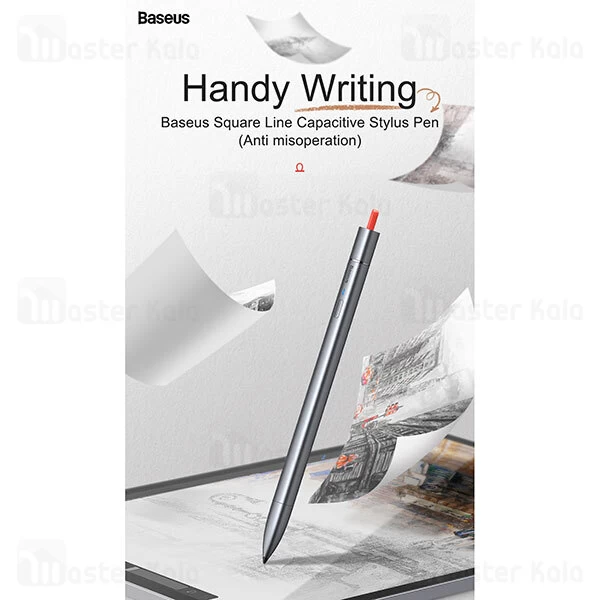 قلم لمسی بیسوس Baseus Square Line Capacitive Stylus Pen CSP01 ACSXB-A0G مناسب آیپد