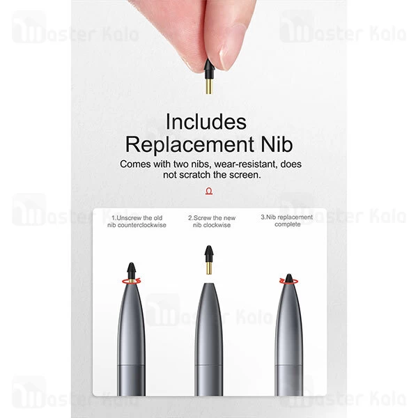 قلم لمسی بیسوس Baseus Square Line Capacitive Stylus Pen CSP01 ACSXB-A0G مناسب آیپد