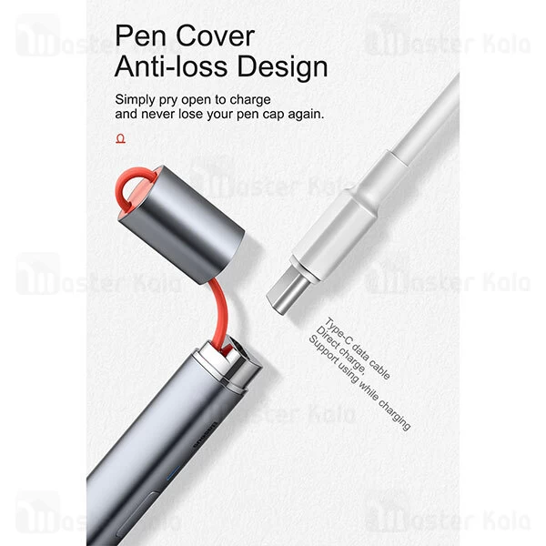 قلم لمسی بیسوس Baseus Square Line Capacitive Stylus Pen CSP01 ACSXB-A0G مناسب آیپد