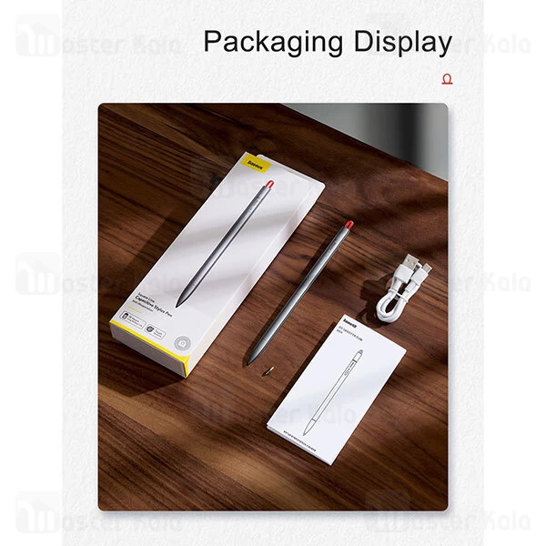 قلم لمسی بیسوس Baseus Square Line Capacitive Stylus Pen CSP01 ACSXB-A0G مناسب آیپد