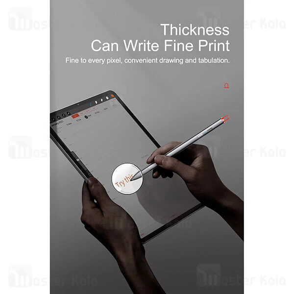 قلم لمسی بیسوس Baseus Square Line Capacitive Stylus Pen CSP01 ACSXB-A0G مناسب آیپد
