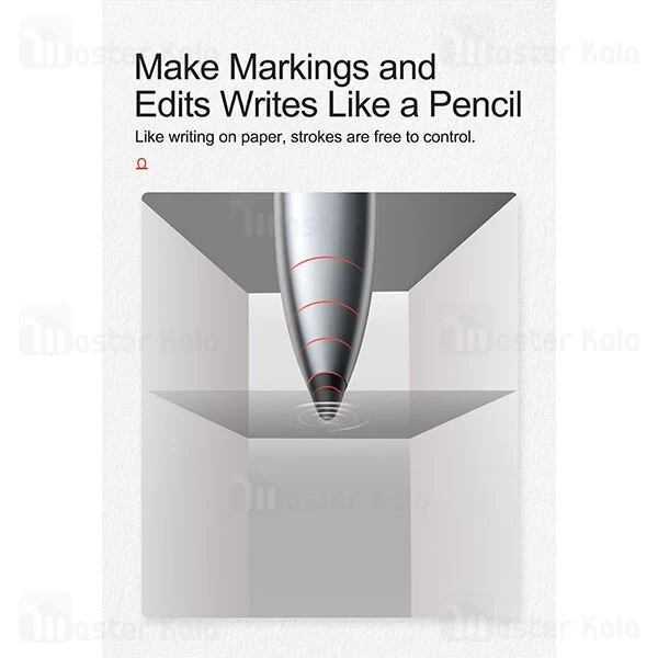 قلم لمسی بیسوس Baseus Square Line Capacitive Stylus Pen CSP01 ACSXB-A0G مناسب آیپد