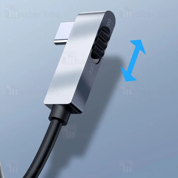 هاب Baseus Bend Angle No 7 Multifunctional Type C HUB Converter CAHUB-CWJ0G