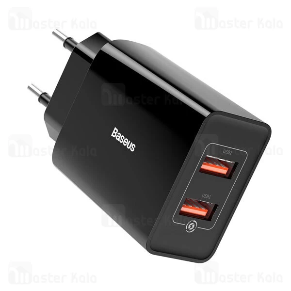 شارژر دیواری Baseus CCFS-V02 Speed Mini Dual U Charger 18W