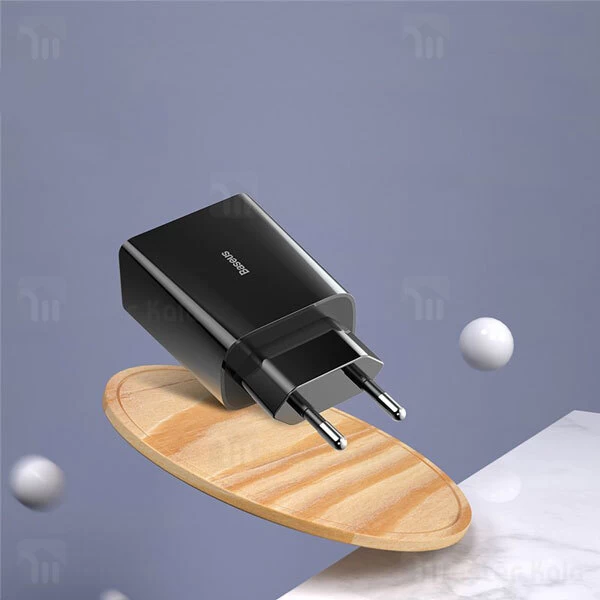 شارژر دیواری Baseus CCFS-V02 Speed Mini Dual U Charger 18W