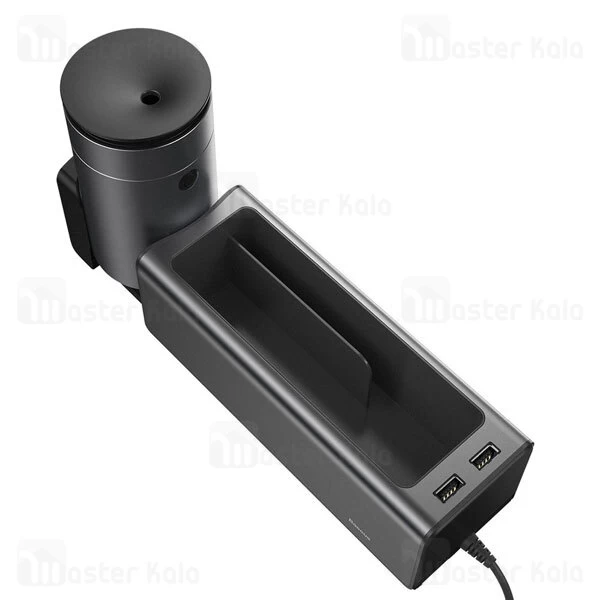 جا لیوانی و هاب شارژ ماشین بیسوس Baseus CRCWH-A01 Car Organizer Cup Holder Charging 2x USB HUB
