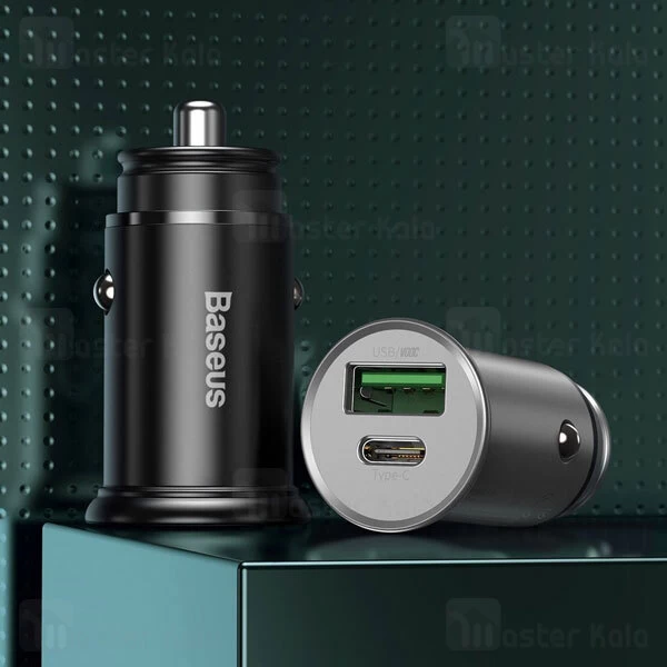شارژر فندکی Baseus Circular Metal PPS VOOC Quick Charger 30W CCYS-C01 Car Charger