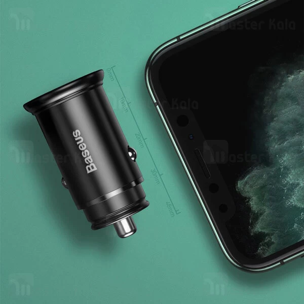 شارژر فندکی Baseus Circular Metal PPS VOOC Quick Charger 30W CCYS-C01 Car Charger