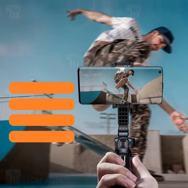 گیمبال و مونوپاد Baseus Folding Stand Selfie Stabilizer SULH-01 Uniaxial Bluetooth