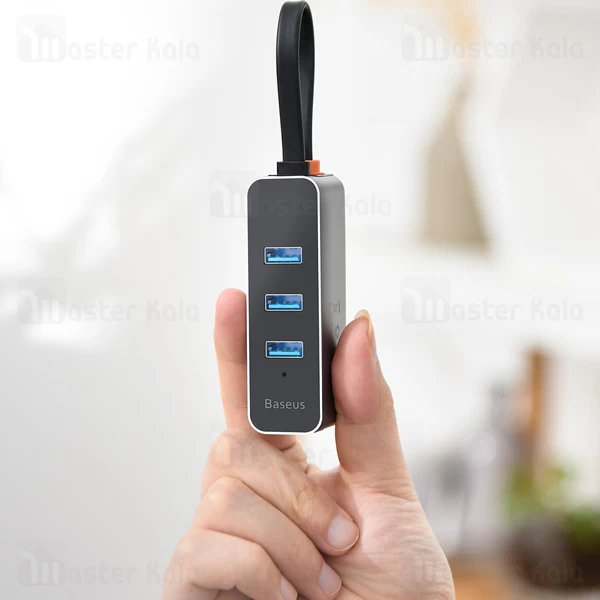 هاب Baseus Steel Cannon USB3.2 Gen 1 CAHUB-AH0G 4-in-1 HUB