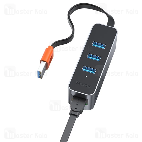 هاب Baseus Steel Cannon USB3.2 Gen 1 CAHUB-AH0G 4-in-1 HUB