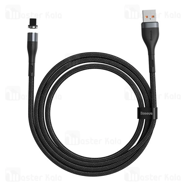 کابل لایتنینگ Baseus Zinc Magnetic CALXC-KG1 Lightning 2.4A 1m