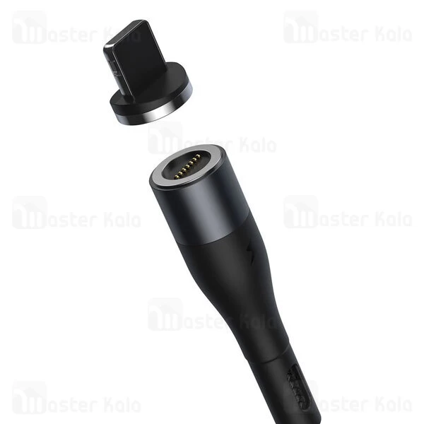 کابل لایتنینگ Baseus Zinc Magnetic CALXC-KG1 Lightning 2.4A 1m