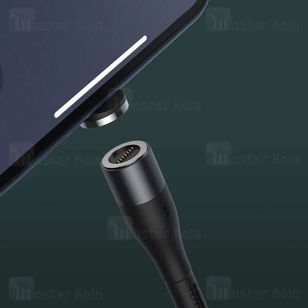 کابل لایتنینگ Baseus Zinc Magnetic CALXC-KG1 Lightning 2.4A 1m