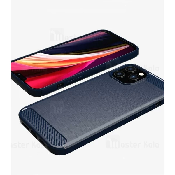 قاب محافظ ژله ای Apple iPhone 12 Pro / 12 Fiber Carbon Rugged Armor Case
