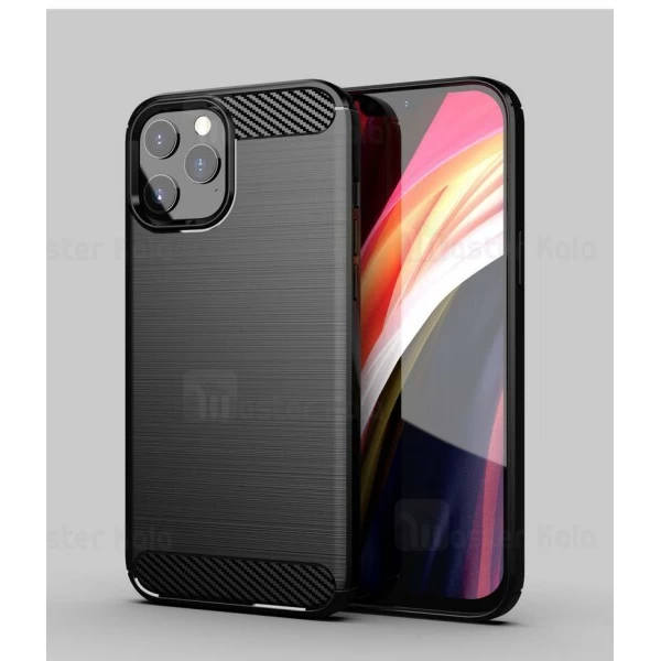 قاب محافظ ژله ای Apple iPhone 12 Pro / 12 Fiber Carbon Rugged Armor Case