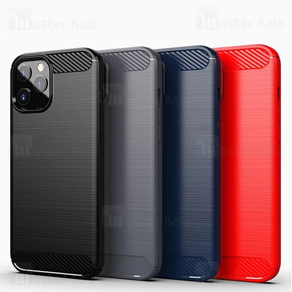 قاب محافظ ژله ای Apple iPhone 12 Pro / 12 Fiber Carbon Rugged Armor Case