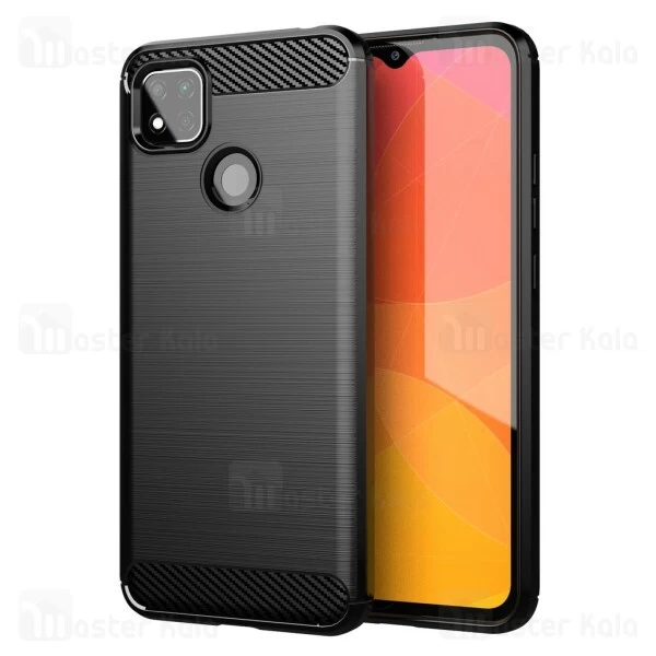 قاب محافظ ژله ای Xiaomi Redmi 9C Fiber Carbon Rugged Armor Case