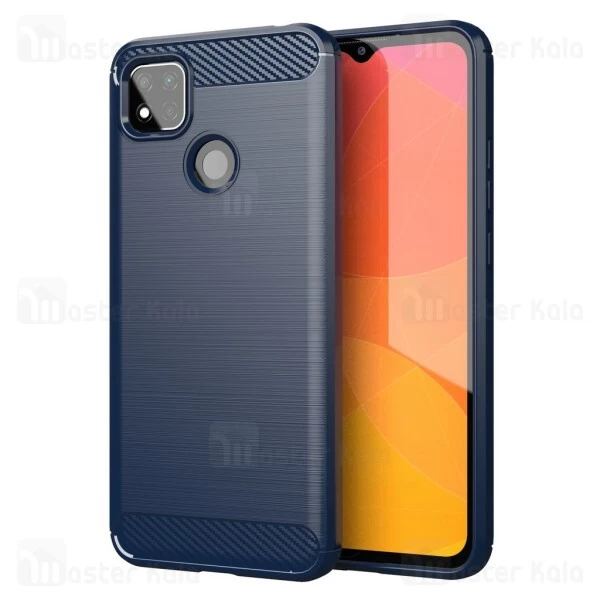 قاب محافظ ژله ای Xiaomi Redmi 9C Fiber Carbon Rugged Armor Case