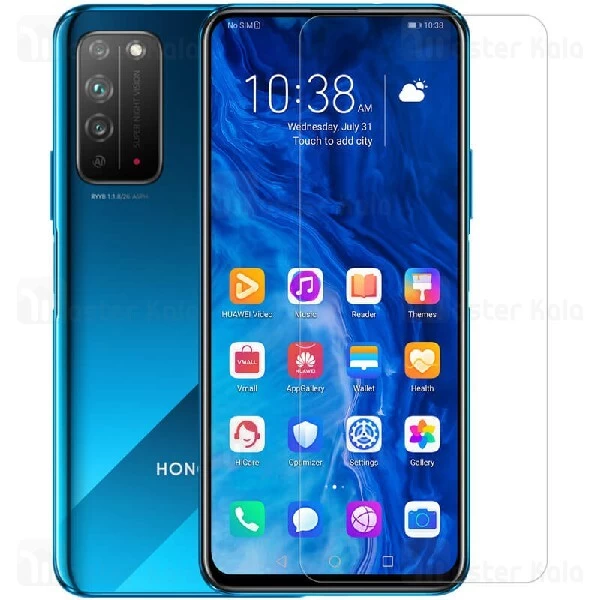 محافظ صفحه شیشه ای نیلکین هواوی Huawei Honor X10 Nillkin H+ Pro + محافظ لنز
