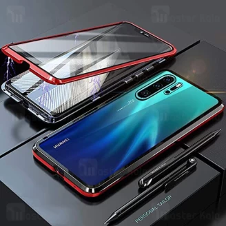 قاب مگنتی 360 درجه Huawei P30 Pro Magnetic 2 in 1 Case دارای گلس صفحه