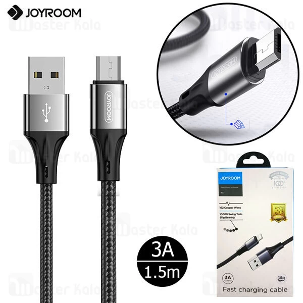 کابل میکرو یو اس بی Joyroom S-1530N1 fast Charging microUSB 3A 1.5m