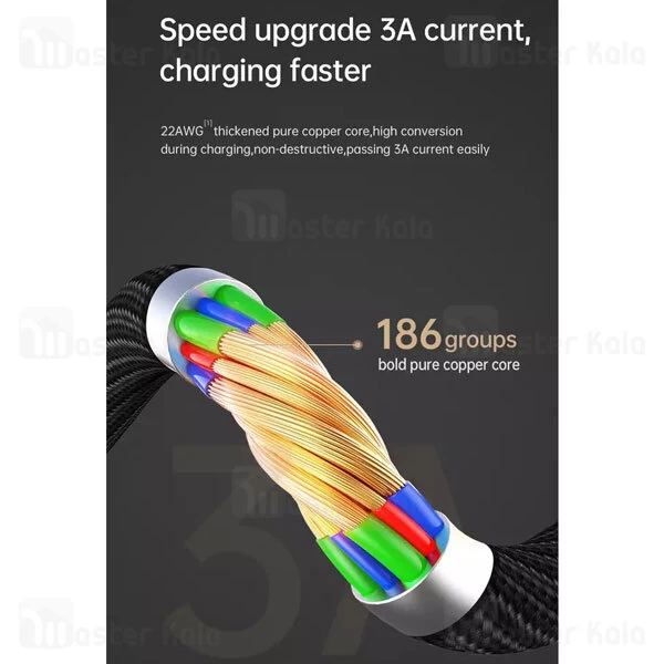 کابل آیفونی Mcdodo CA-7361 Auto Power Off Lightning Data Cable 36W 1.8M