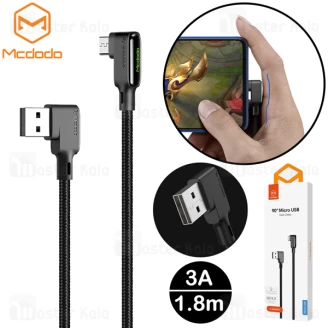 کابل میکرو یو اس بی فست شارژ مک دودو Mcdodo CA-7531 Gaming QC4.0 توان 3 آمپر طول 1.8 متر