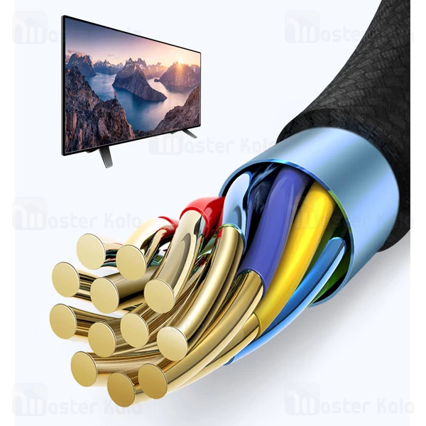 کابل HDMI مک دودو ‌Mcdodo CA-718 HDMI to HDMI2.0 Connection Cable 4K 3M طول 3 متر