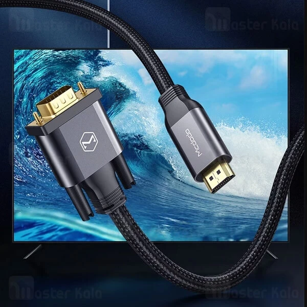کابل HDMI به VGA مک دودو Mcdodo CA-7770 HDMI To VGA Convertor Cable 2M HD طول 2 متر