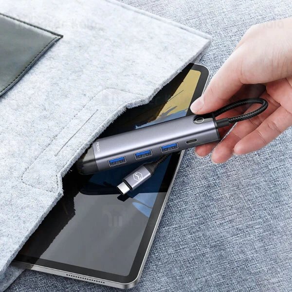 هاب چند منظوره مک دودو Mcdodo HU-7750 5 in 1 USB-C HUB USB3.0 HDMI 4K