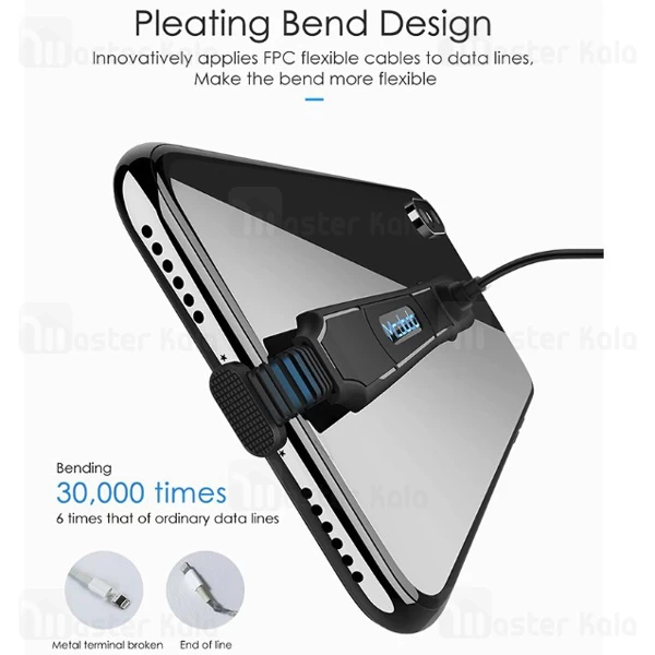 کابل لایتنینگ Mcdodo Thor Series CA-4890 Gaming 1.2m 2A