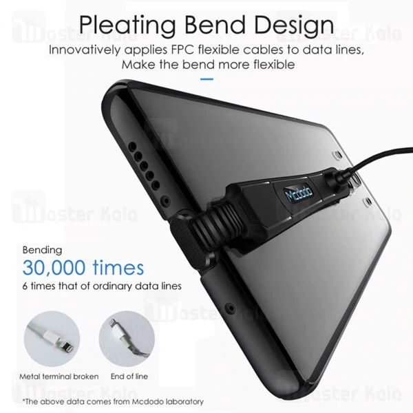 کابل تایپ سی Mcdodo Thor Series CA-4900 Gaming 1.5m 2A