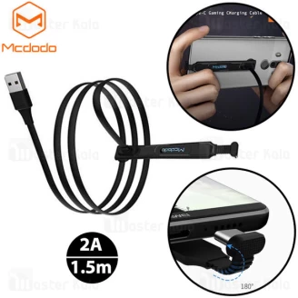 کابل Type C مک دودو Mcdodo CA-4900 Thor Gaming 1.5m همراه با پد چسبنده و توان 2 آمپر