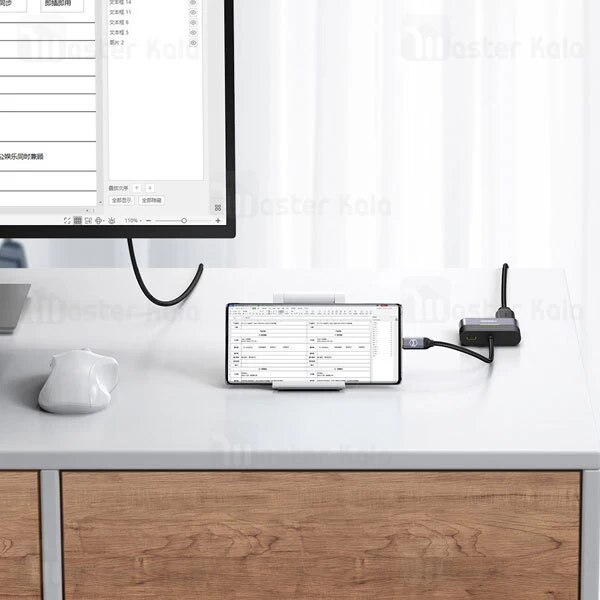 کابل تبدیل Type-C به HDMI و Type-C مک دودو Mcdodo USB-C to 2x HDMI and USB-C PD HU-739
