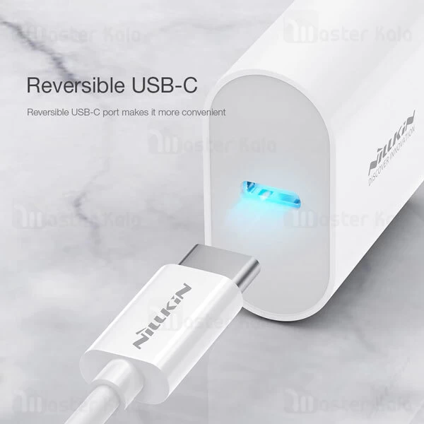 شارژر دیواری Nillkin Bijou NKA09 18W PD PD + QC Fast Charge Wall Charger