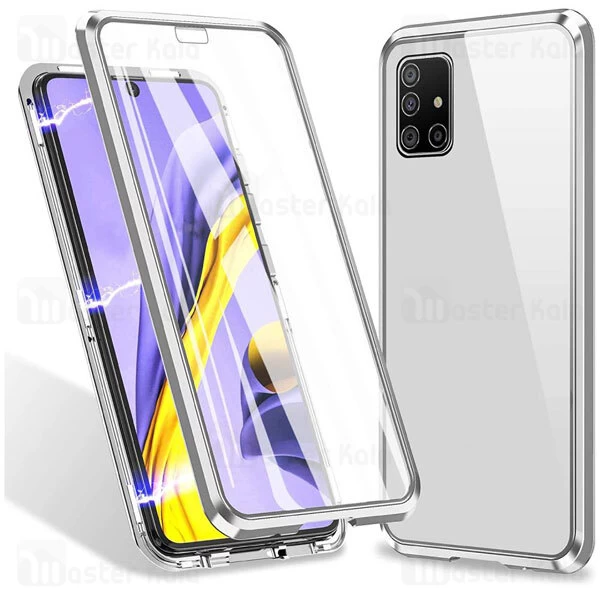 قاب مگنتی 360 درجه Samsung Galaxy A31 Magnetic 2 in 1 Case دارای گلس صفحه