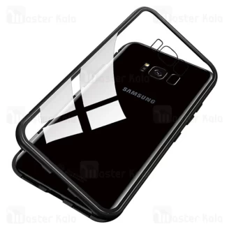 قاب مگنتی 360 درجه Samsung Galaxy S8 Magnetic 2 in 1 Case دارای گلس صفحه