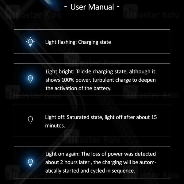 کابل تایپ سی USAMS U13 SJ341 Right-Angle Smart Power OFF Cable 1.2m