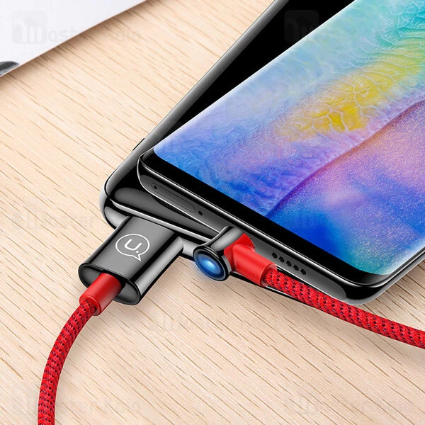 کابل تایپ سی USAMS U13 SJ341 Right-Angle Smart Power OFF Cable 1.2m