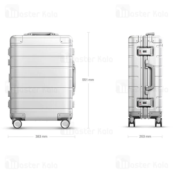 چمدان فلزی شیائومی Xiaomi Metal Carry-On Luggage 20 ظرفیت 31 لیتر
