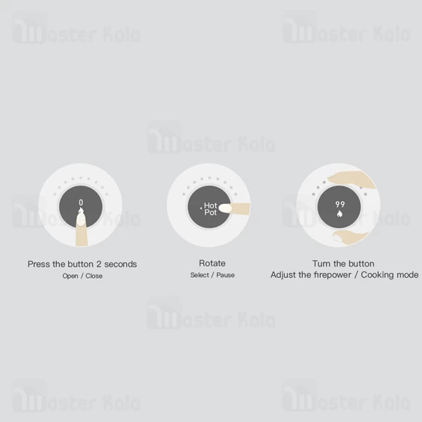 اجاق برقی شیائومی Xiaomi Mi Mijia DCL01CM Induction Cooker 2100W توان 2100 وات