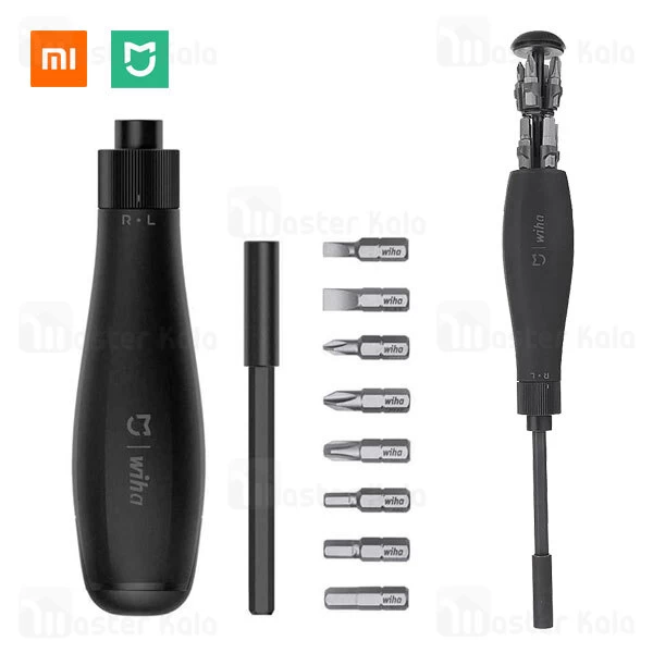 پیچ گوشتی میجیا شیائومی Xiaomi Mijia Wiha 8 in 1 Precision Screwdriver S2 دارای 8 سو