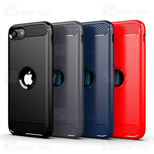 قاب محافظ ژله ای آیفون Apple iPhone SE 2020 Rugged Armor Fiber Carbon